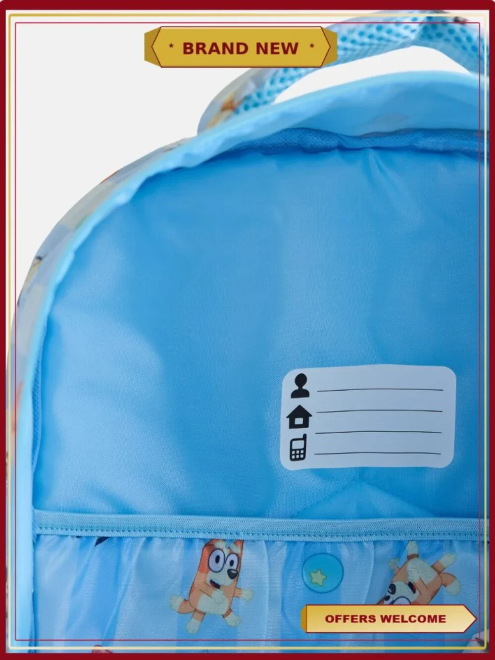 Bluey Backpack with Lunch Bag and Headphones Set